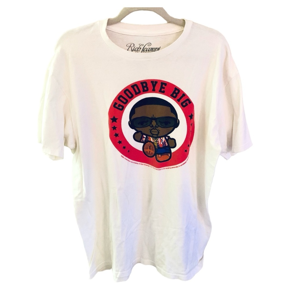 “Goodbye Big” Notorious Biggie Men’s Rich Scampi Hip Hop Rap 90’s T Shirt Large